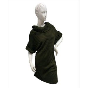 New Directions Dark Green Sweater Dress Size Large